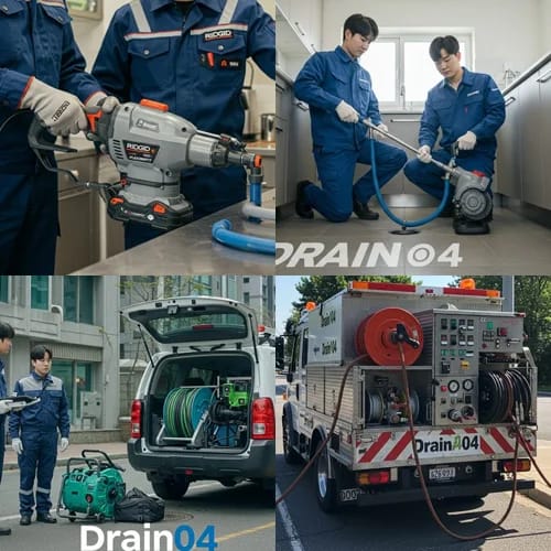 처인구 하수구막힘 오수관 우수관 뚫음