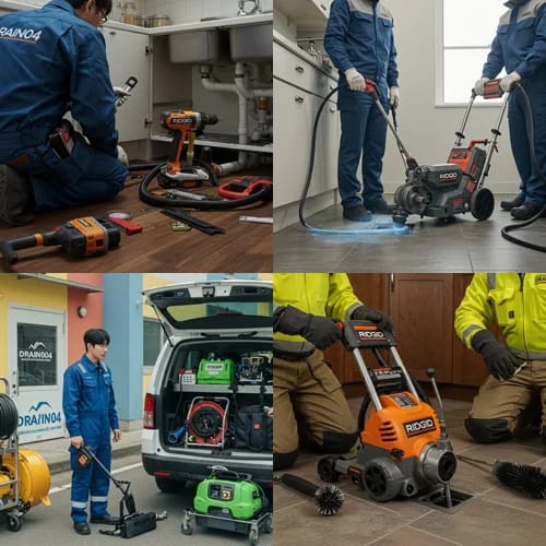 처인구 고압세척 하수구뚫음 횡주관 청소 하기