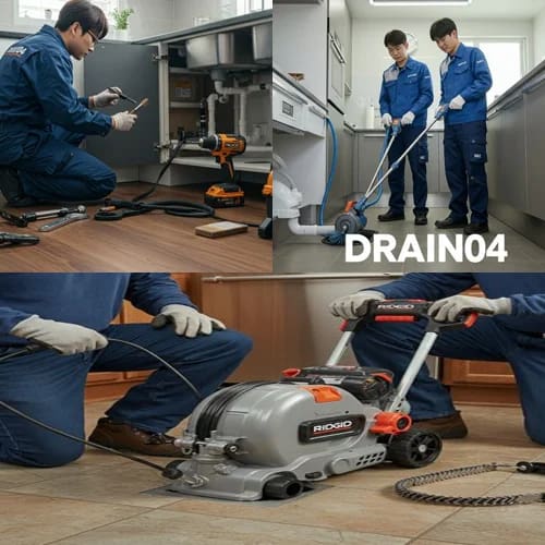 처인구 고압세척 하수구뚫음 횡주관 청소 하기