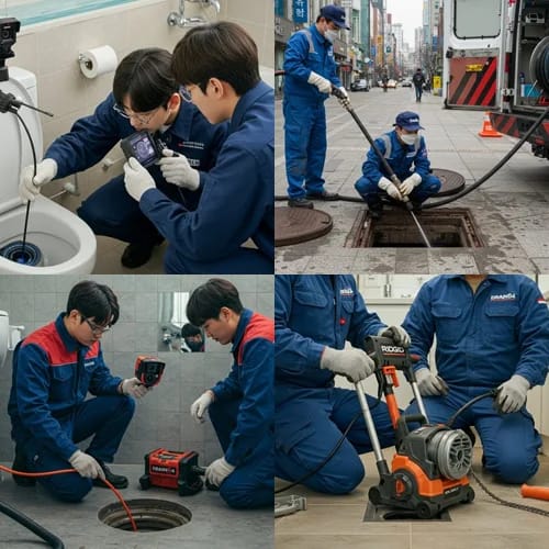 남사면 하수구 막힘 하수도 하수구 해결사가 왔어요