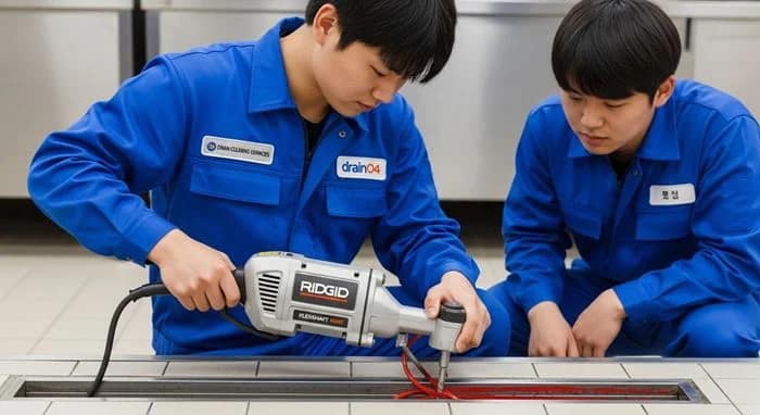 청덕동 하수구 뚫음 물푸레마을