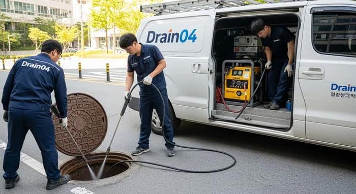 양지면 하수구 막힘 전원주택