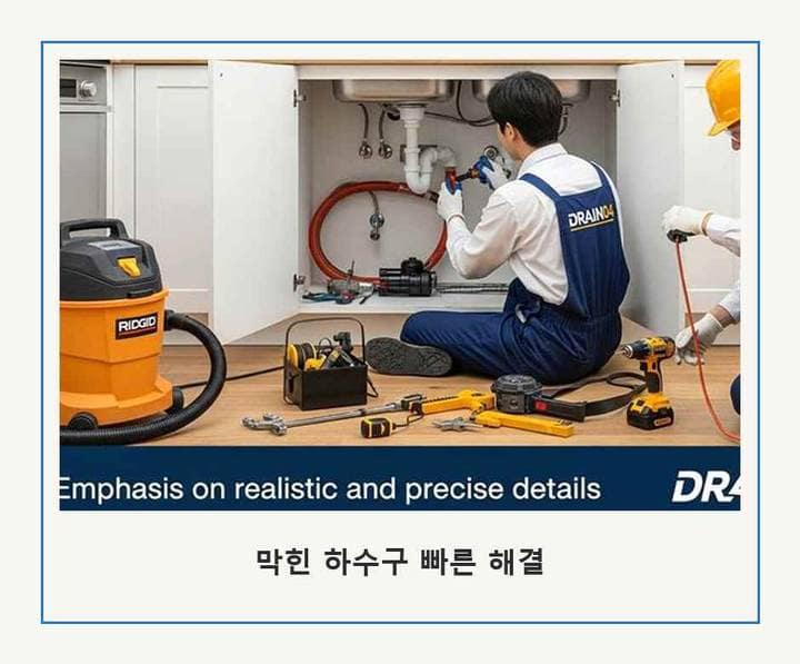 마평동 고압세척 기름·슬러지 제거 작업